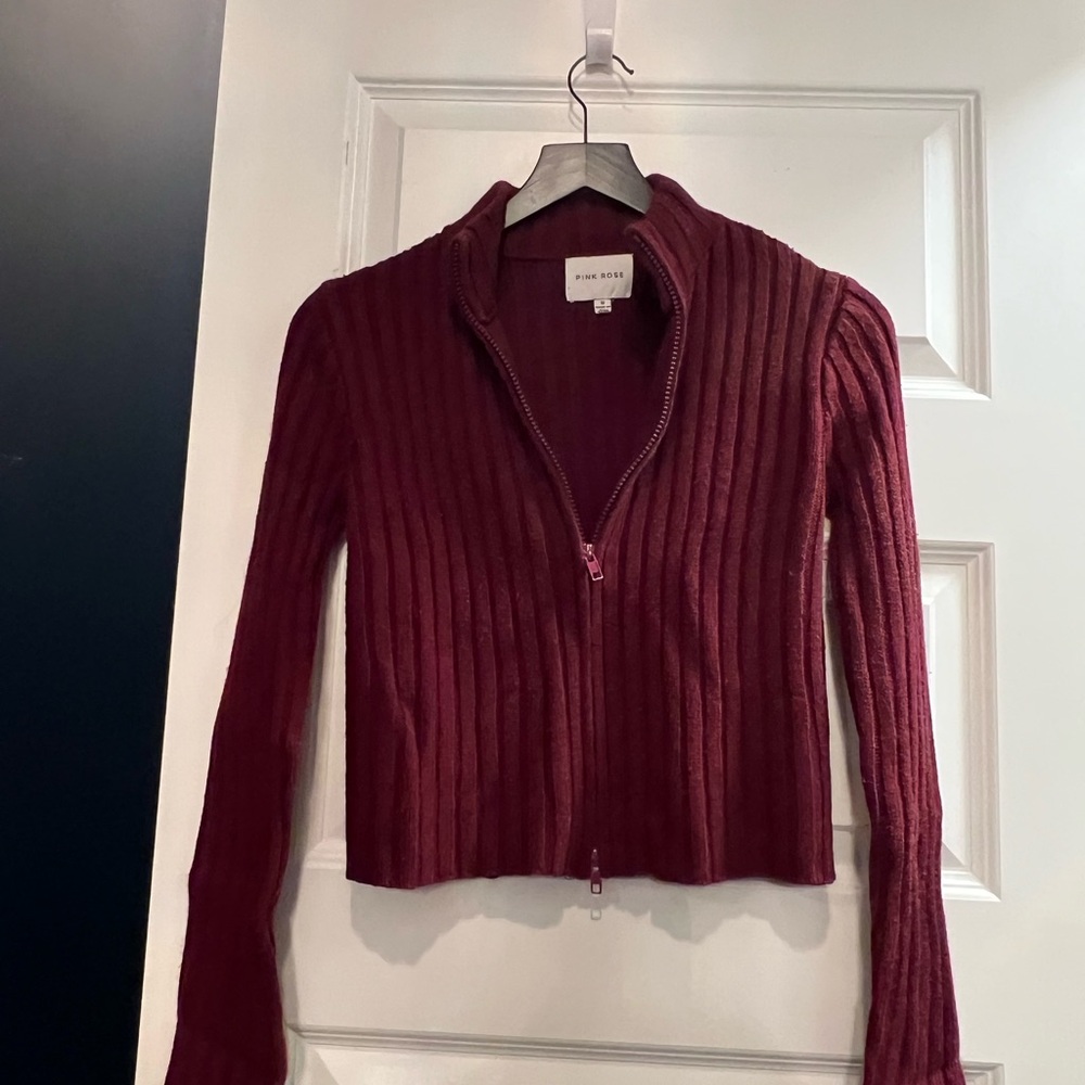 Burgundy Sweater